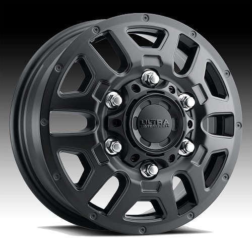 Ultra 003SB Hunter AWD Transit Van Satin Black Custom Wheels Rims 1